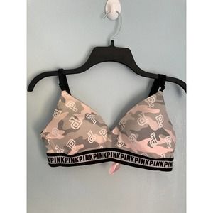 Victoria's Secret PINK Wireless bra 36B Camouflage